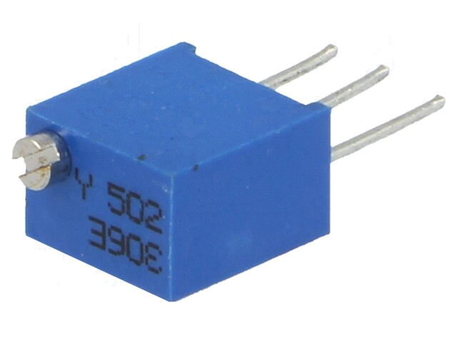 Potentiometer: montage-; meerslagen; 5kΩ; 250mW; ±10%; lineair Potentiometer: montage-; meerslagen; 5kΩ; 250mW; ±10%; lineair